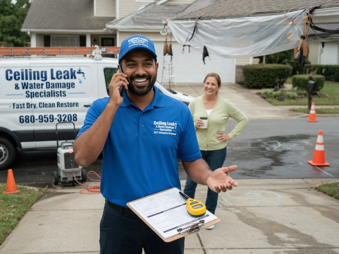 Ceiling Leak Cleanup Buckingham, VA FAQs