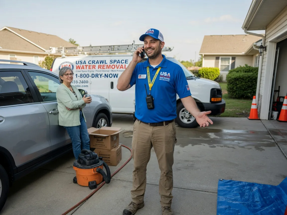 Crawl Space Water Removal Buckingham, VA FAQs